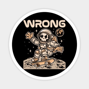 WRONG SPACE  – Moon Flip Edition Magnet